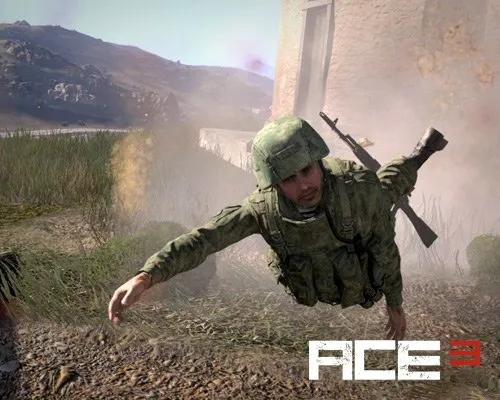 ACE3 Explosions contain shrapnel and shockwaves